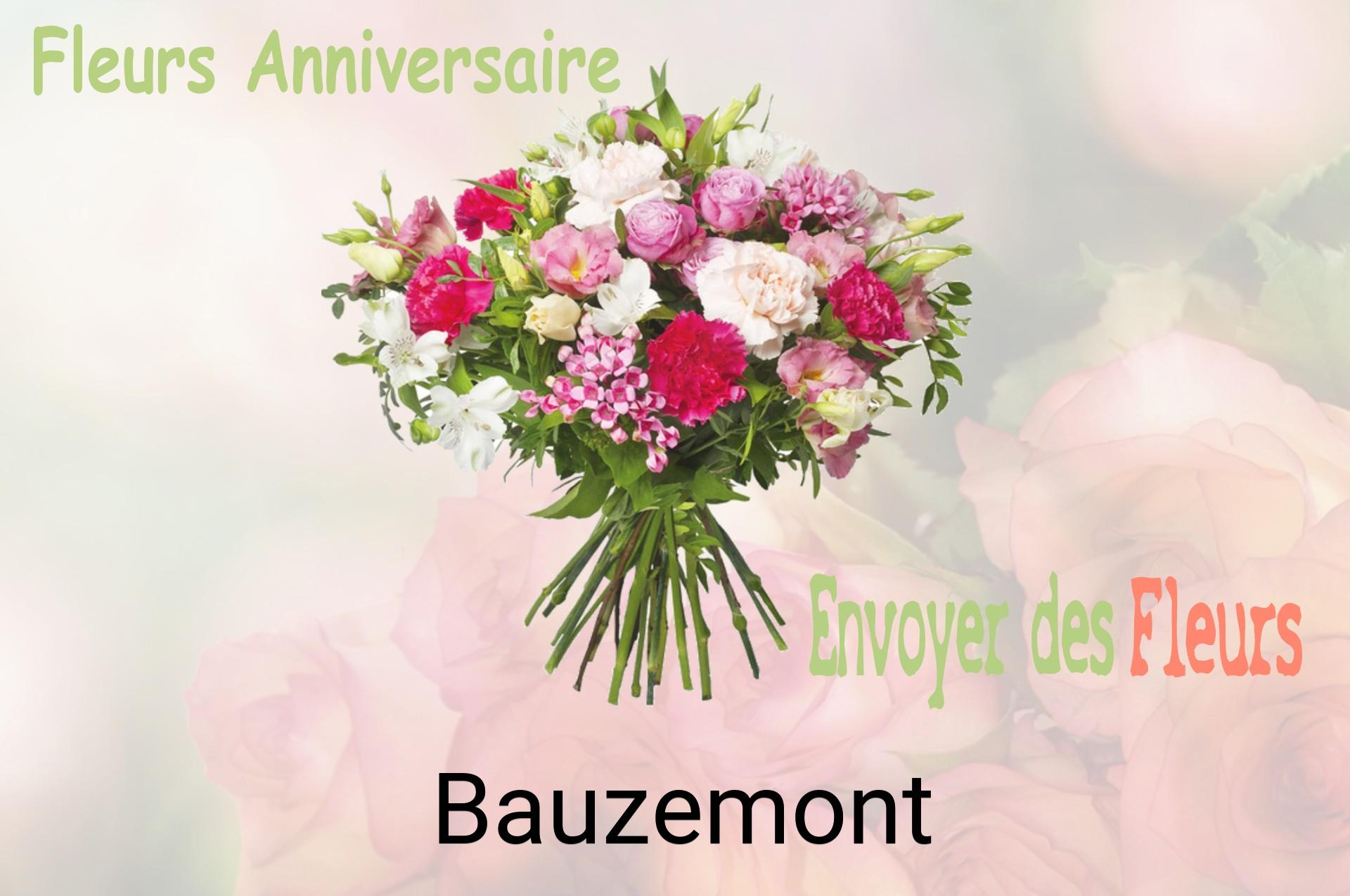 Bouquet de fleurs d’anniversaire livré à Bauzemont