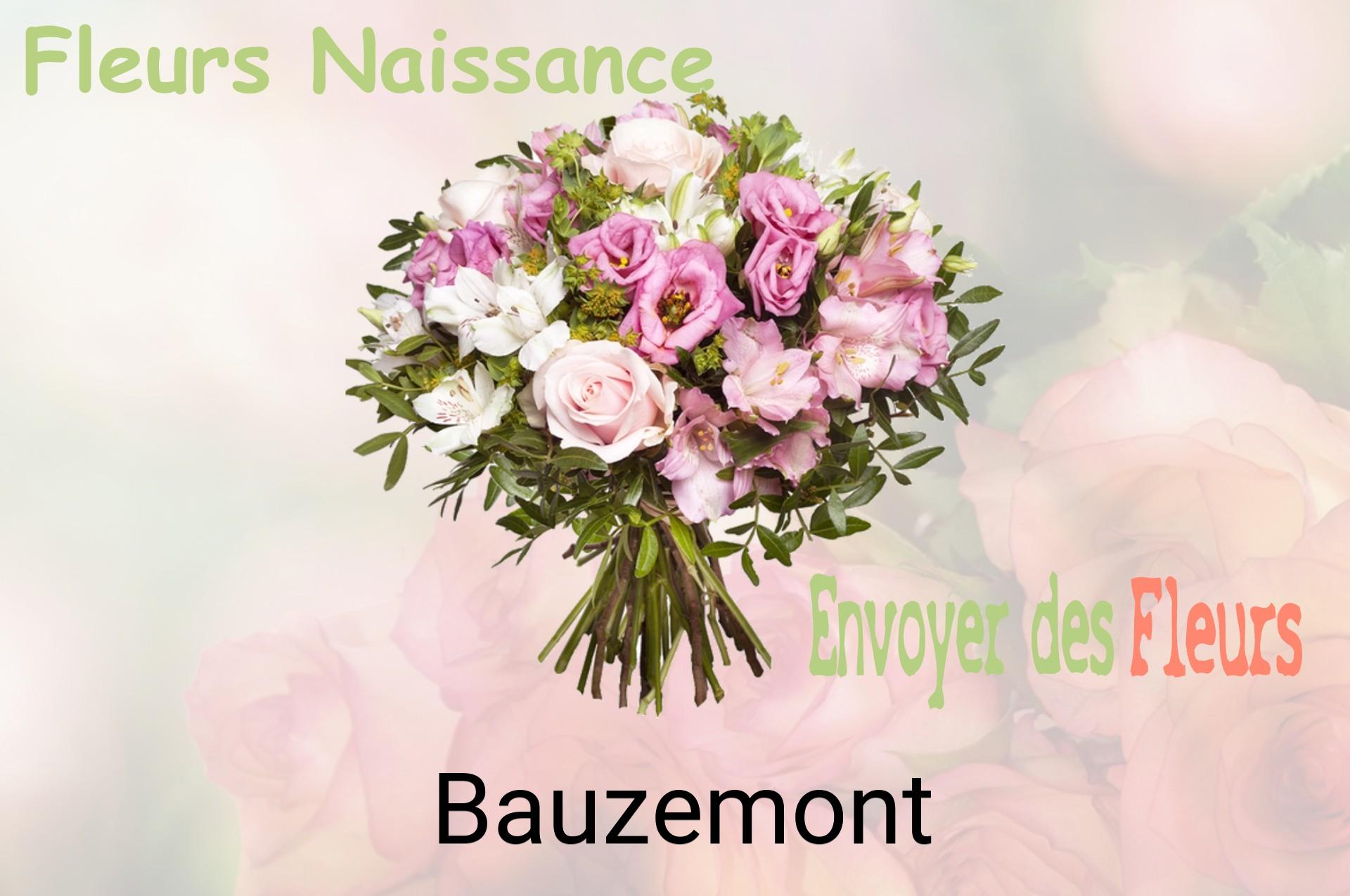Bouquet de fleurs de naissance livré à Bauzemont